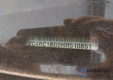 2017 Chrysler Pacifica Touring-L z USA, uszkodzony, nr VIN 2C4RC1BG0HR510851